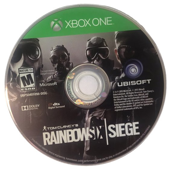 XBOX ONE Tom Clancy's Rainbow Six Siege, Game Only (No Case) - Picture 1 of 1